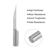 sourcing map Wood Engraving Bit Solid Carbide 6mm Shank, 30
