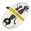 Jijinsha 40916-3 Mitten Trivet Yellow Sugar Land Charpy Cat