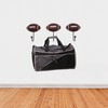 Wowser Football Wall Hooks, Set of 3, Sporty Interior Design,