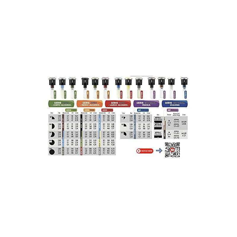 HUNTER MP1090 Mini Turbine Short Range 90-210° Brown