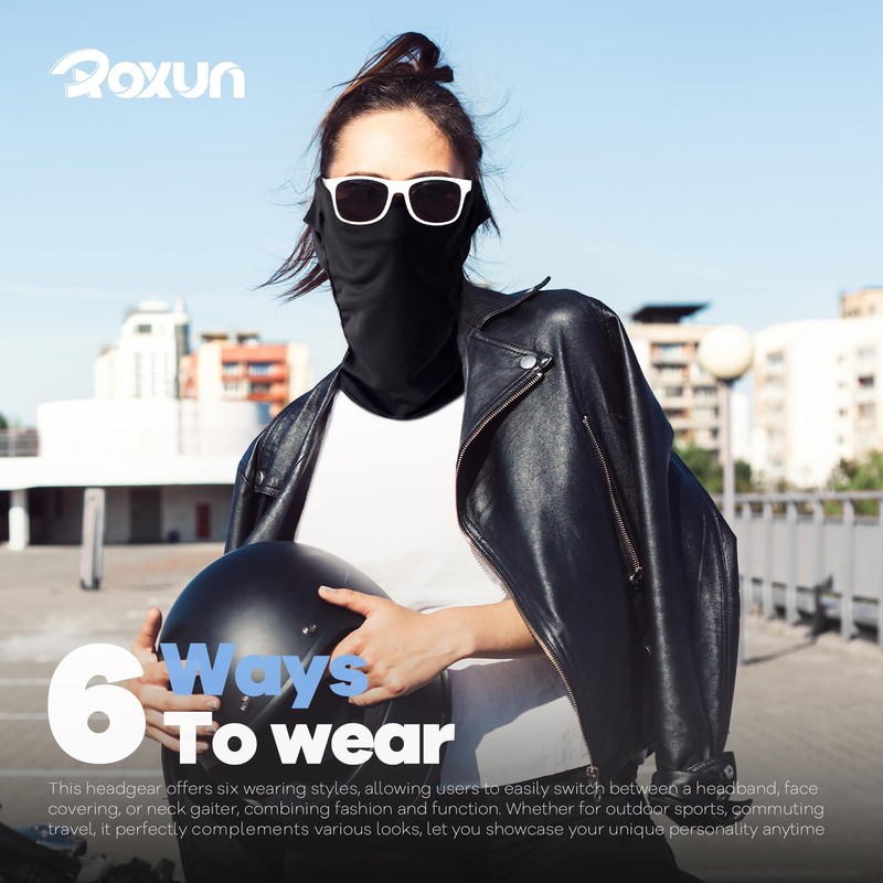 ROXUN Ski Mask Balaclava Shiesty, Motorcycle Football Windproof UV Protector
