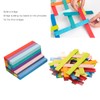 120pcs Wooden Building Blocks Colorful Bridge Building Stacking Toy Toddler