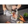 V-Cut Square Grater with Adjustable Slicer
