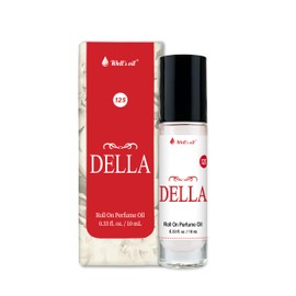 Well's Oil Roll-On Perfume Oil (Della) | Long-Lasting | Paraben-Free | 0.33 Fl Oz / 10 ml