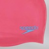 Speedo Girls Swim Cap, Pink/Blue, Junior