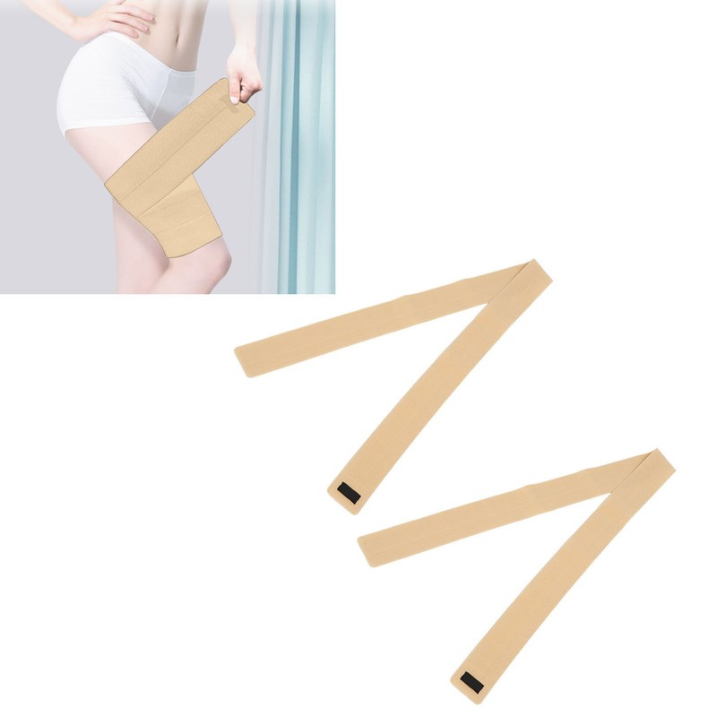 Thigh Trimmer Light Yellow 7cm Wide Elasticity Comfortable Thigh Root