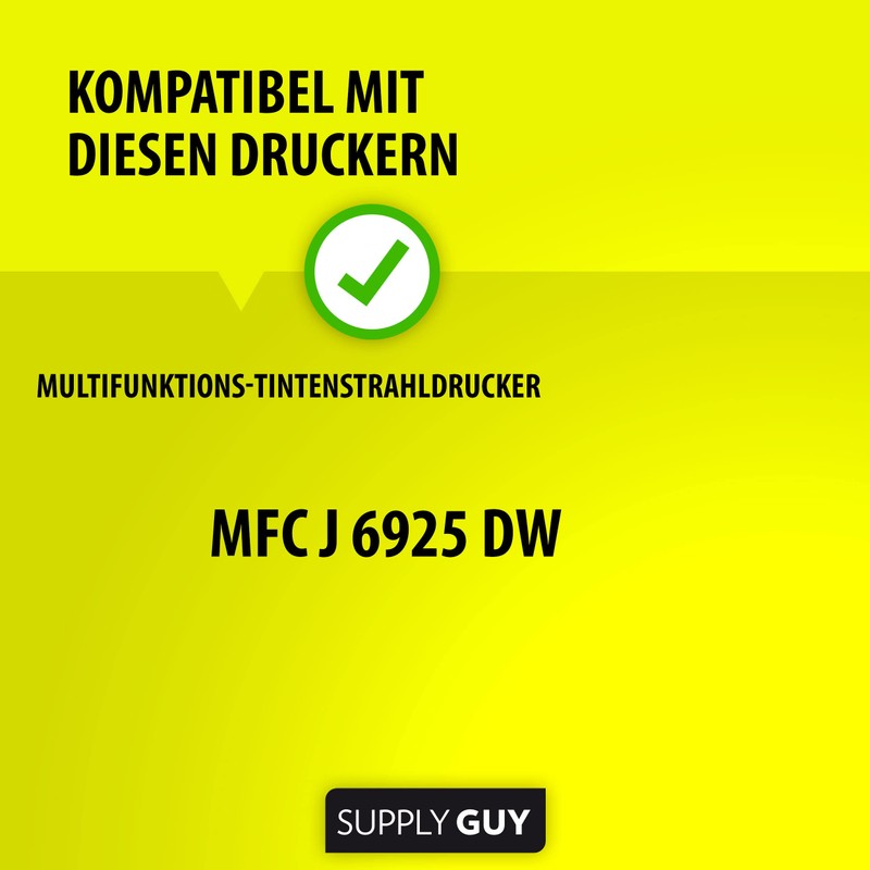 Supply Guy 10 Printer Cartridges Compatible with Brother LC-12E for