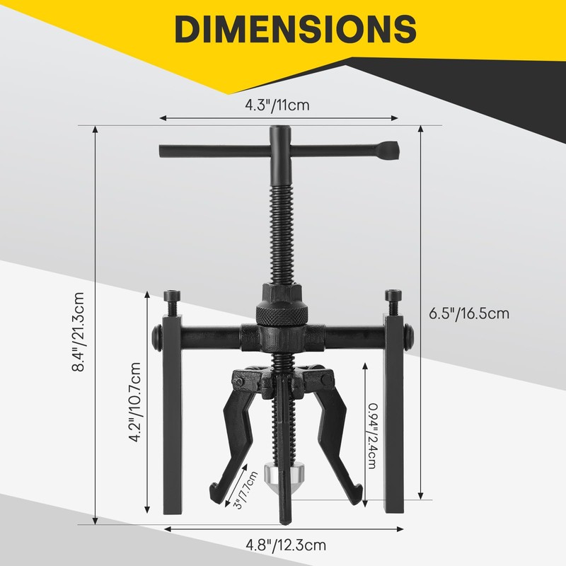 Acymner 3 Jaw Inner Bearing Puller Set | Blind Bearing