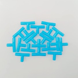 5/16''(8mm) Barb Fitting Plastic Tee T-Connector (20-PACK) for Water/Air