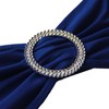 Royal Blue Spandex Chair Bands Sashes - 50 pcs Wedding