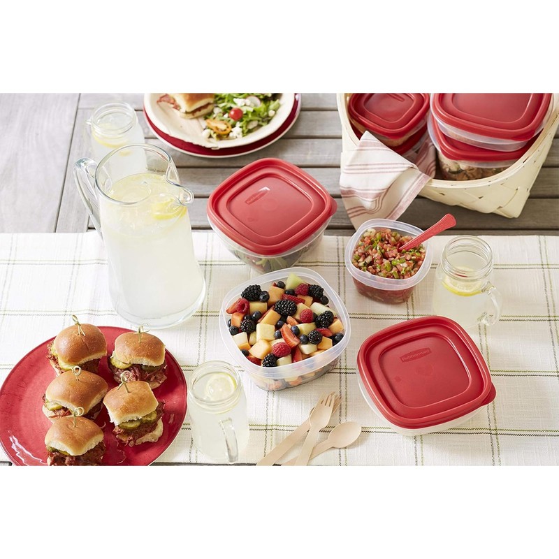 Rubbermaid 2066488 Easy Find Lids 17 Piece Storage Containers BPA
