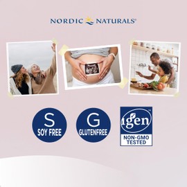 Nordic Naturals Prenatal DHA, 830mg Omega-3 with EPA and DHA, Highly Dosed, Flavourless, 90 Softgels, Laboratory Tested, Soy Free, Gluten Free, Non-GMO