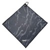 OMGolf, Golf Towel Microfiber with Retractable Carabiner Reel, Steel Wire,
