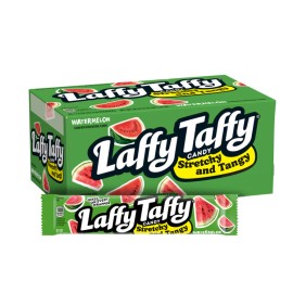 Laffy Taffy Stretchy and Tangy Candy, Watermelon, 1.5 ounce (Pack of 24)
