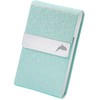 Xsimant Business Card Holder, No Fold Corners, Vertical Business Card