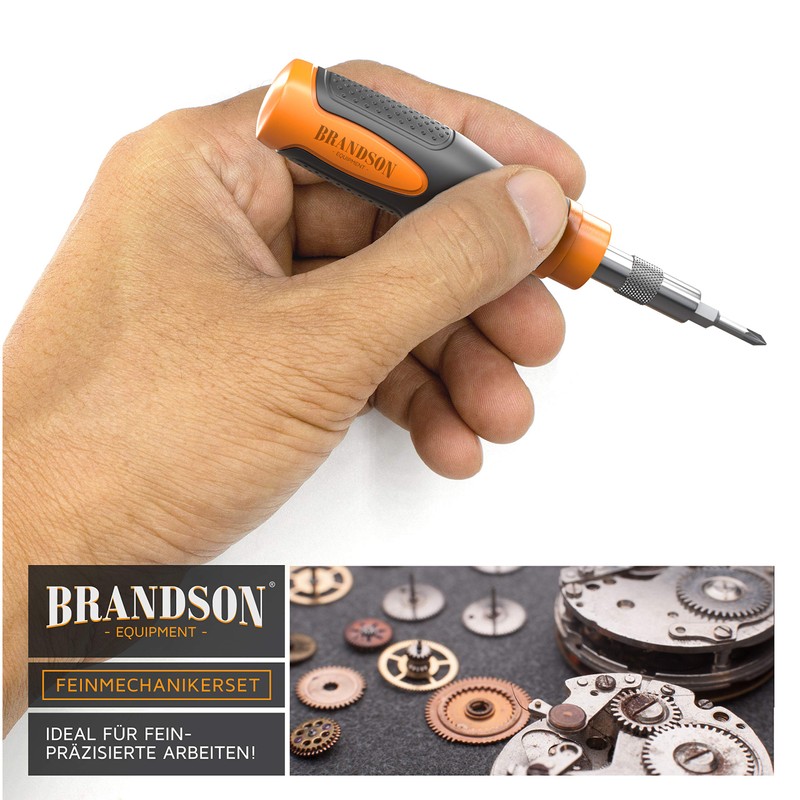 Brandson Screwdriver Set 21 Pieces Mini Bits 4 mm 5