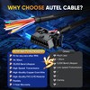 Autel OBD2 16Pin J1962 Female to OBDII Open Pigtail Cable,