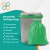 PlasticMill Heavy Duty Trash Bags - Green Garbage Bags -