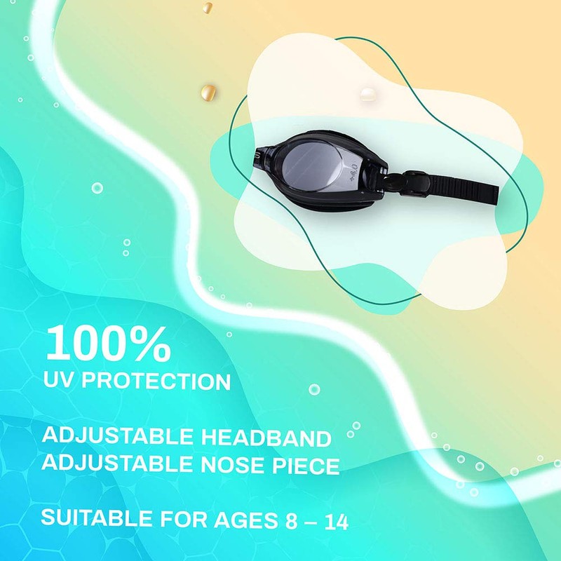 High Quality Optical Swimming Goggles -3 Kids Black Minus &