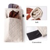 KFPH Double Eyeglasses Pouch Squeeze Top Soft Glasses Case Multifunctional