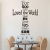ANFRJJI Christian Wall Decals Bible Verse Wall Stickers Cross Wall