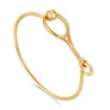 Dainty Gold Bracelet for Women Simple Thin Cuff Bangle Hook