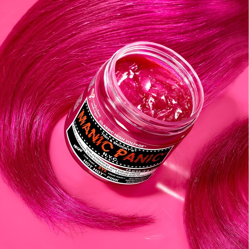 MANIC PANIC Classic Hot Hot Pink Semi Permanent Hair Color