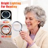 Magnifying Glass with Light, 30 LED Lights Handheld Illuminated Magnifier