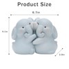 Decorative Elephant Book Ends, Resin Elephant Book Ends for Shelves,