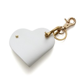 Hazel Key Chain, Heart-shaped, Smart Key Ring, Women's, white, Free size
