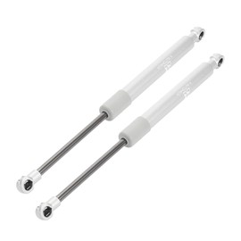 X AUTOHAUX 2Pcs 12 Inch 45 Lbs/ 200N Silver Tone Lift Supports Struts Shocks Gas Spring Universal for RV Car Truck Boat