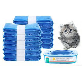 Refill Bags for Cat Litter, Pack of 12 for Litter Locker Refill Cassettes, Nappy Bucket, Refill Film, Cat Bucket for Cat Litter Disposal Bucket (Excluding Box)