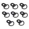 Jecdfs 8pcs Lashing Eyelets D Rings Construction Ring, V Mounting