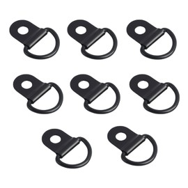 Jecdfs 8pcs Lashing Eyelets D Rings Construction Ring, V Mounting Ring Lashing Eyelets, Maximum Load 200 kg per Ring - High Quality Mounting Rings for Trucks, Boats and More