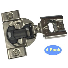 Blum B038N358B.10 5/8" Overlay Press-In Soft Close Hinge - 4 Pack