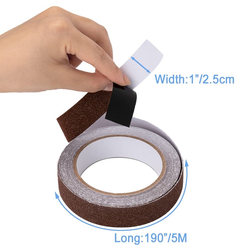 Yorwe Anti Slip Tape, High Traction,Strong Grip Abrasive, Not Easy