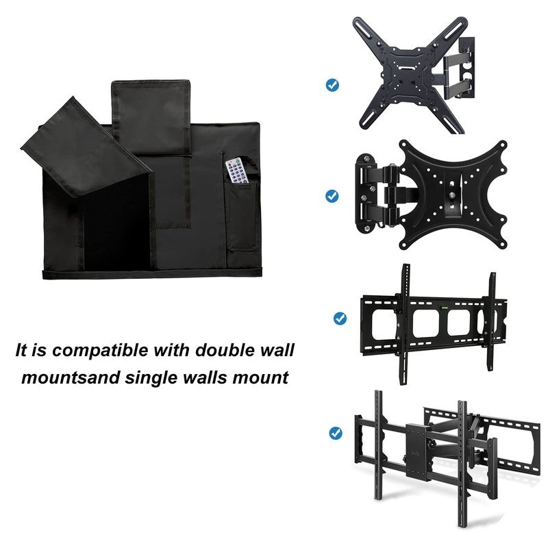 iBirdie Outdoor TV Cover 80 to 85 inch Weatherproof, Cover