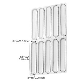 EMVANV 30 PCs Furniture Bumpers,Clear Soft Rubber Bumper Pads Silicone Rubber Wall Protector from Chair Back for Different Furniture Sound Dampening Buffer Pads(Clear)
