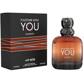 Together With You Always, Men's Eau de Parfum (EDP) 3.4 FL. Oz (100ml), Men’s Perfume with Notes of Pink Pepper, Juniper, Violet, Toffee, Cinnamon, Sage, Lavender, Vanilla, Tonka Bean