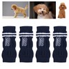 ZJchao 4Pcs Pet Dog Elbow Protectors, Dog Legs Socks Knitted