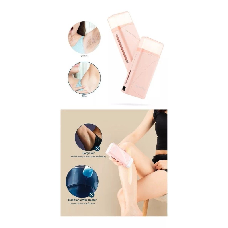 ForeverLily Máquina Fundidora De Cera Roll On Para Depilar Depilación