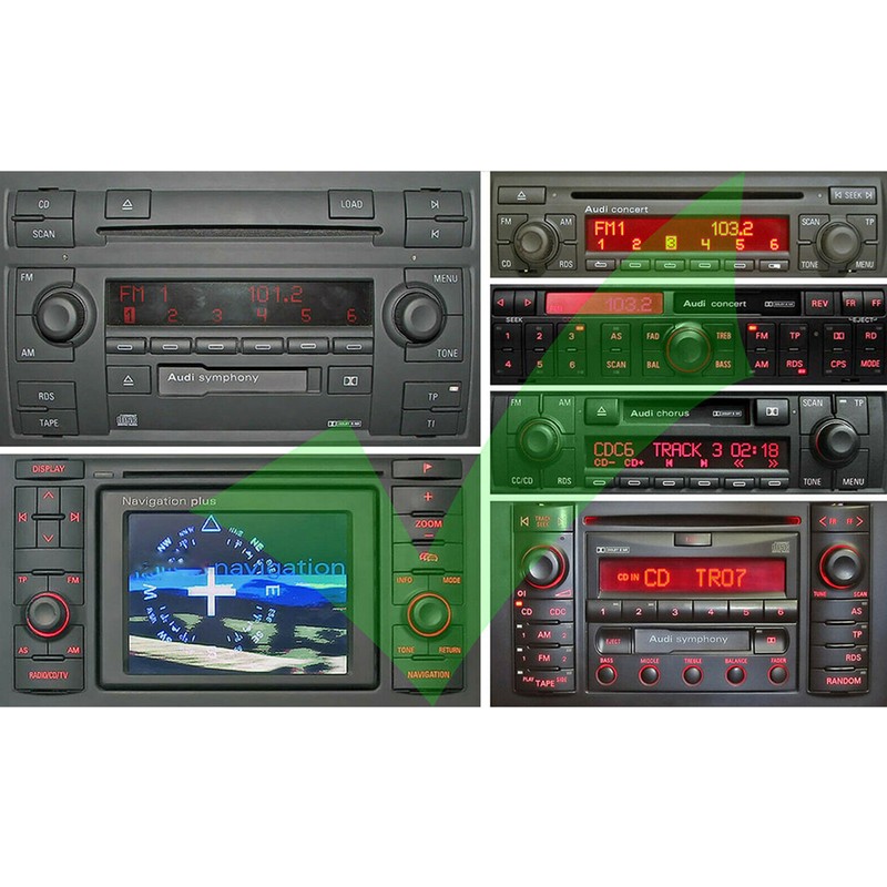 20pin/8pin Bluetooth 5.0 Audio Adapter Radio Connector Car Stereo Fits