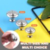 Tanstic 30 Pack 1.06 Inch Silver Round Kitchen Cabinet Knobs