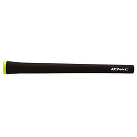 IOMIC(イオミック) ゴルフグリップ Sticky1.8 スタンダード M60 バックライン無 ブラック Sticky Grip Series ベース:ブラック エンド:レモンイエロー M60