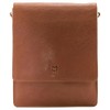 Mala Leather Bloomsbury Collection Leather Shoulder/Messenger Bag 7402_17 Tan