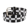 Zac's Alter Ego Black & White Patterned 60s Belt with