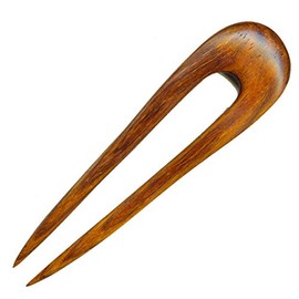 Baerreis Hair Fork, Handmade, Mini Rosebud Style, Small Bun, Fine Hair USA (cocobolo)