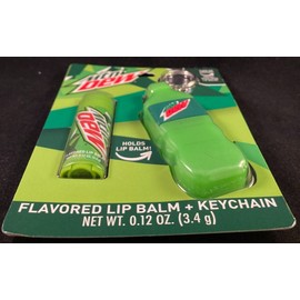Taste Beauty Mountain Dew Lip Balm Holder & Keychain Set - .12 oz/3.4 g