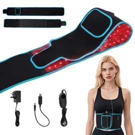 HuuppHip Red Light Belt, 660nm Red Light & 850nm Near-Infrared Light Wrap Belt, for Legs, Back, Waist, Shoulders, Neck, Lightweight Wrap Device with Timer Settings for Women, Men