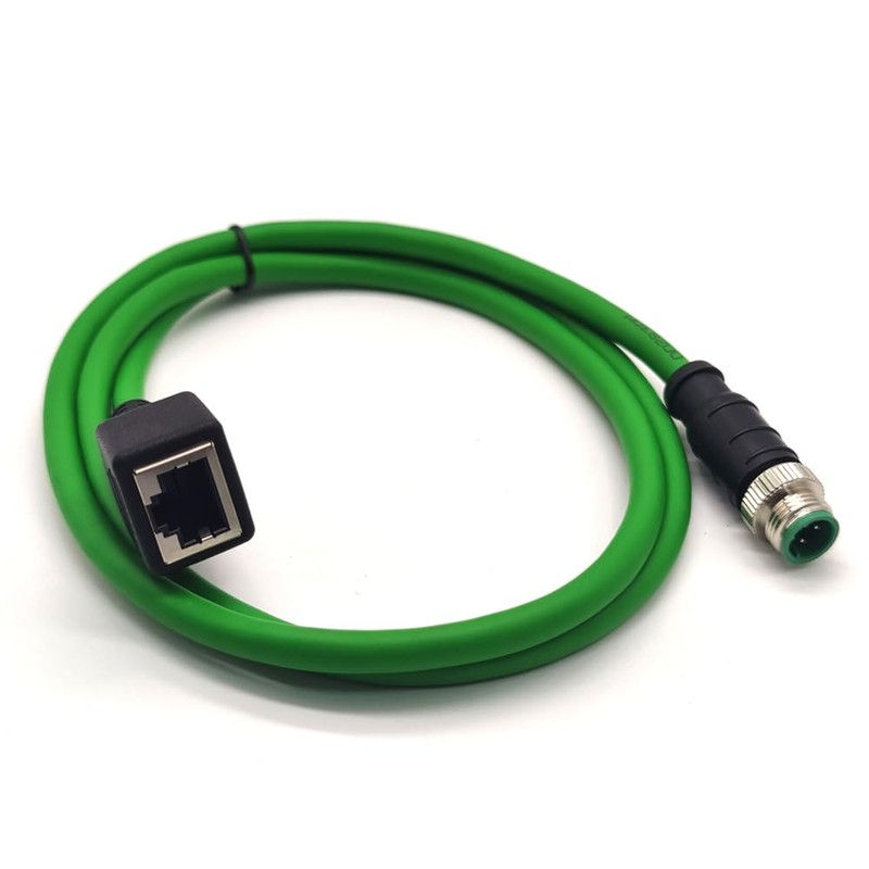 GXMRHWY M12 - Cable Ethernet industrial de PVC de 4